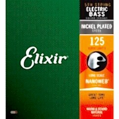 Elixir 125 Tek Bas Gitar Teli (15425)