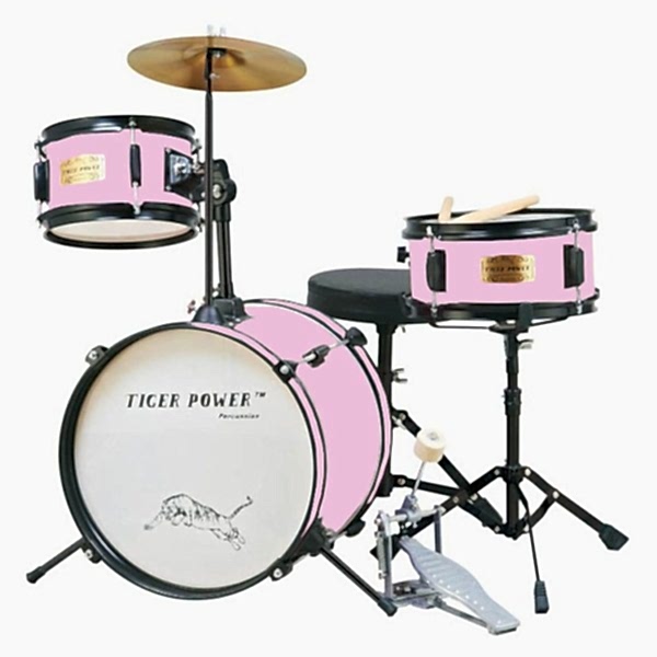 Tiger Power Pembe Çocuk Davulu JR30MPKB