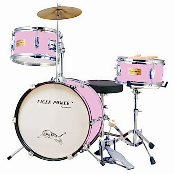 Tiger Power Pembe Çocuk Davulu JR30CPKC