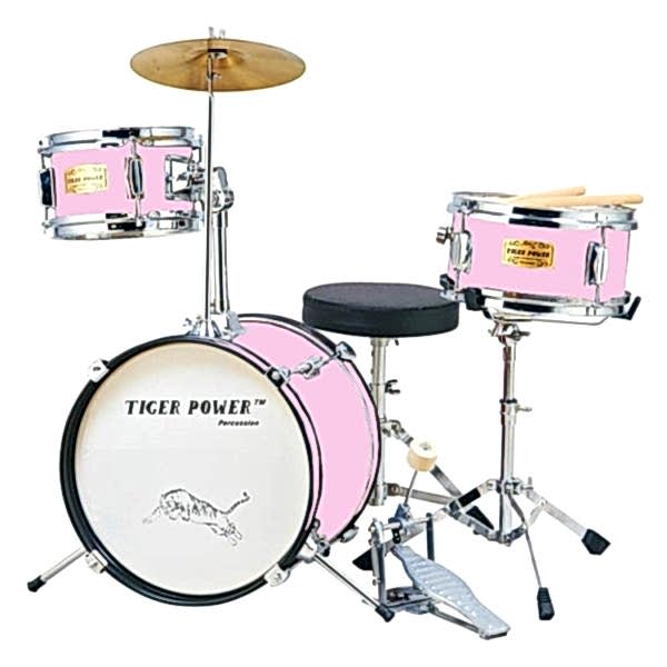 Tiger Power Açık Pembe Çocuk Davulu JR30DLPC