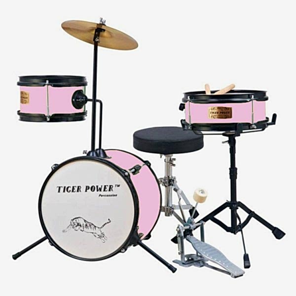 Tiger Power Pembe Çocuk Davulu JR30EPKB