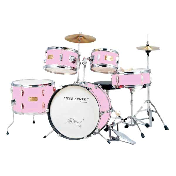 Tiger Power Pembe Çocuk Davulu JR50PKC
