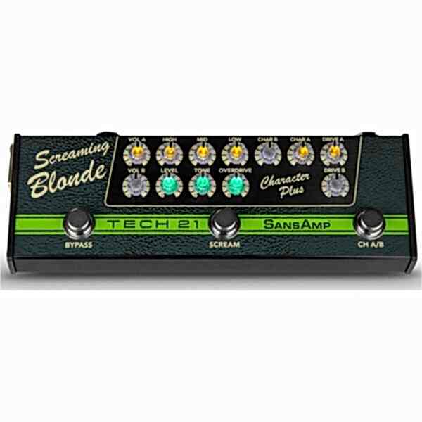 Tech 21 SansAmp Character Plus-Screaming Blonde Gitar Pedalı (CPSSB)