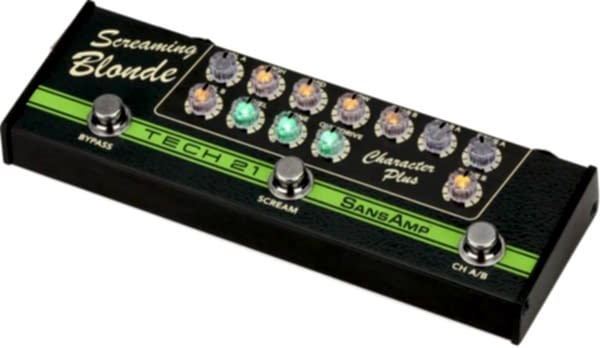 Tech 21 SansAmp Character Plus-Screaming Blonde Gitar Pedalı (CPSSB)