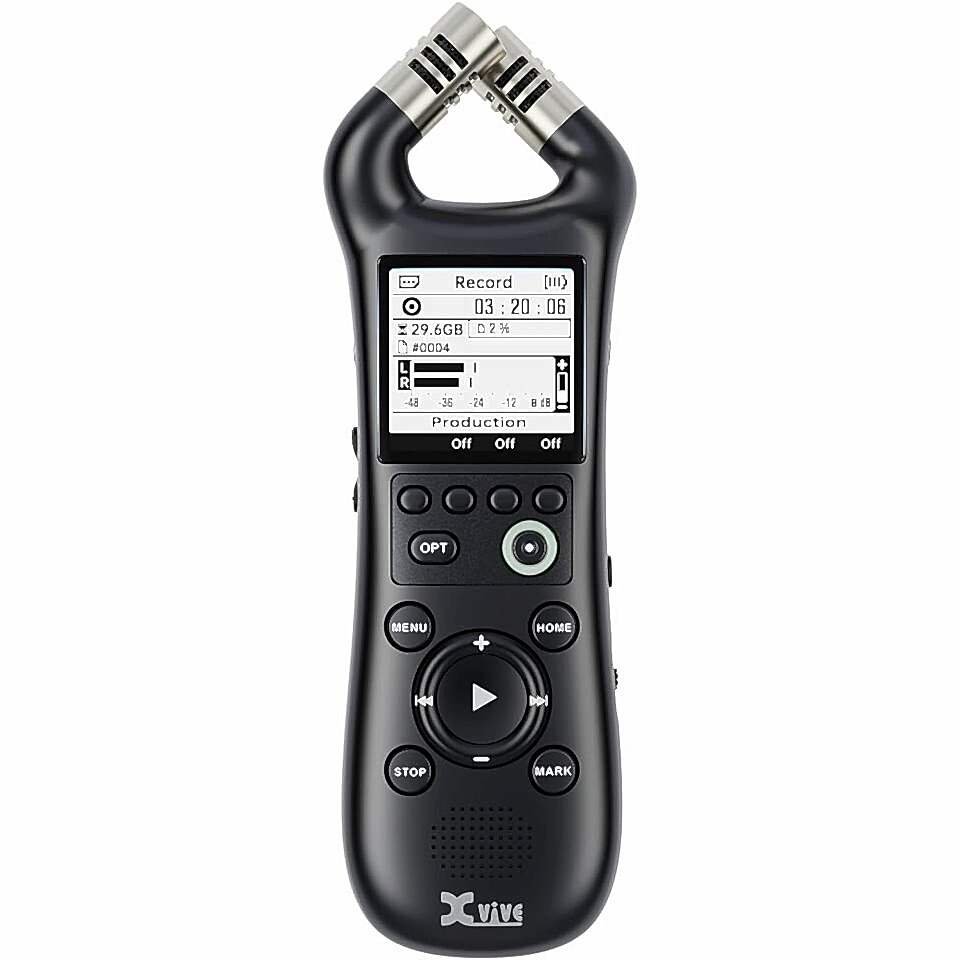 Xvive XV1RBK Portatif Stereo Kayıt Cihazı