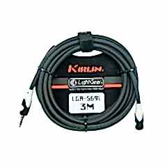 Kirlin LGA-569LBK 3.5MM TRS Jack  - 3.5MM TRS JACK 3 Metre Kablo