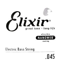 Elixir 045 Tek Bas Gitar Teli (15345)