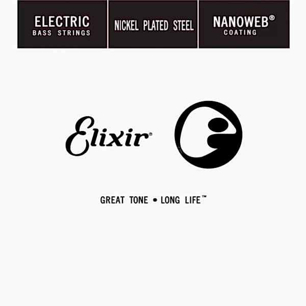 Elixir 095 Tek Bas Gitar Mi Teli (15395)